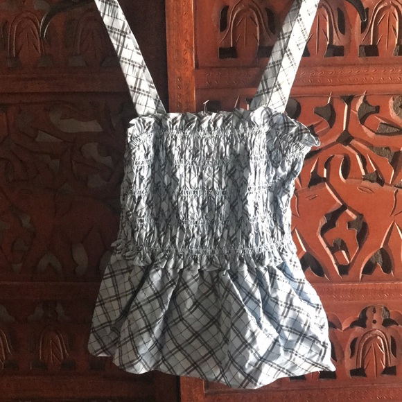 J CREW Smocked plaid tank top - Picture 3 of 4